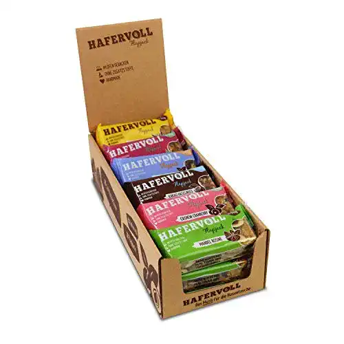 Müsliriegel Hafervoll Flapjack 6 Classic-Sorten Mixbox, 18 x 65g