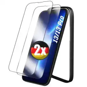 iPhone-13-Panzerglas GLEASY 2 Stück mit Positionierhilfe