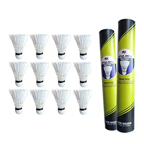 Naturfederbälle Rayline Sport Serie Federball Badminton
