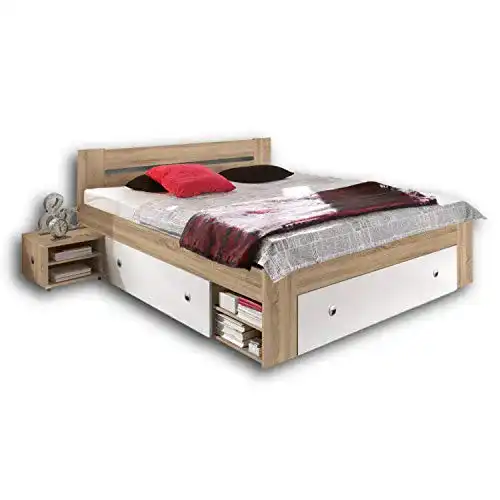 Bett 140×200 Stella Trading STEFAN Doppelbett Bettanlage