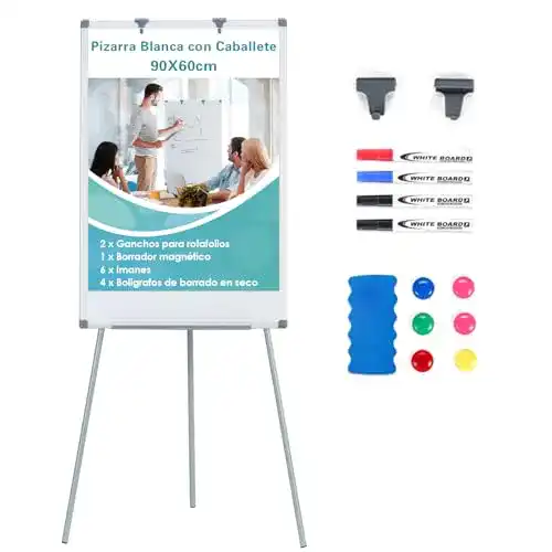 Flipchart S SWANCROWN Flip Chart Board 100×70 Magnetisch