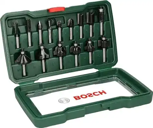 Fräser-Set Bosch Home and Garden Bosch 15tlg. Fräser Set