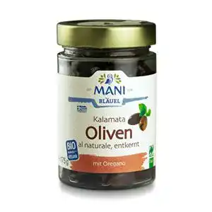 Kalamata-Oliven MANI ΜΑΝΙ, al naturale, 3 x 175 g