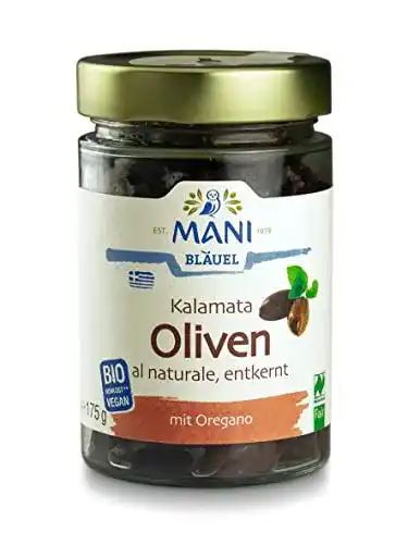 Die beste Kalamata-Oliven MANI ΜΑΝΙ, al naturale, 3 x 175 g 2026 Test Bestseller Kalamata-Oliven MANI ΜΑΝΙ, al naturale, 3 x 175 g