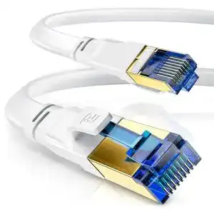 LAN-Kabel 10m CSL-Computer, 10m CAT 8.1 Netzwerkkabel Flach