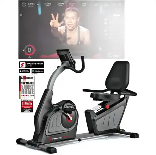 Liegeergometer Sportstech ES600 Profi Ergometer