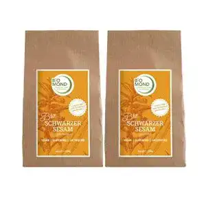 Schwarzer Sesam BIOMOND BIO / 2 x 250 g / Vorteils-Set