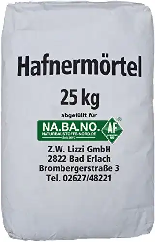 Lehmmörtel Ziegelwerk Lizzi GmbH Lizzi Hafnermörtel 25 kg