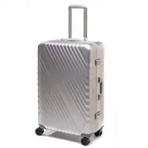 Aluminium-Koffer Cool-9 Aluminium-Reisekoffer Silber L, 92 Liter