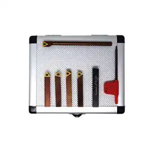Drehmeißel paulimot Set mit Wendeplatten, 8 mm, inkl. Bohrstange