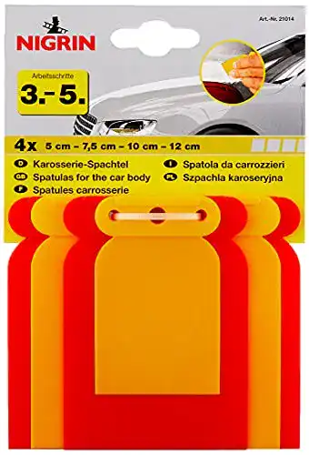 Japanspachtel NIGRIN 21014 Karosserie-Spachtelsatz, 4-teilig