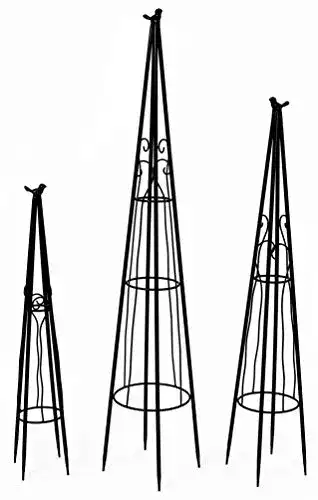 Rosenobelisk GeKi – Trend GmbH GeKi Trend Obelisk Rankhilfe 3er