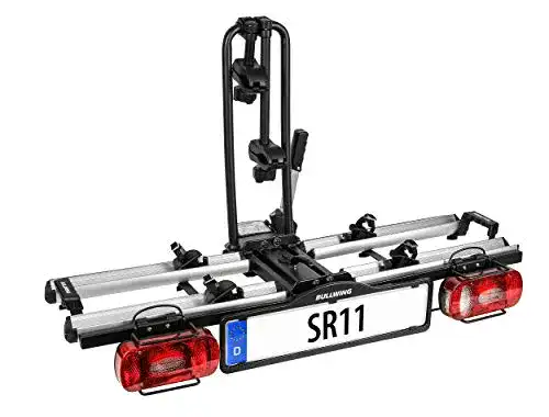 Fahrradträger 2 Fahrräder Bullwing SR11, für Anhängerkupplung