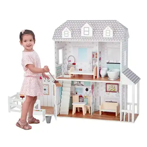 Puppenhaus Holz Olivia’s Little World Traumland-Bauernhaus 12″