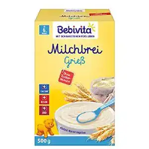 Grießbrei Baby Bebivita Milchbreie ohne Zuckerzusatz, 4er Pack