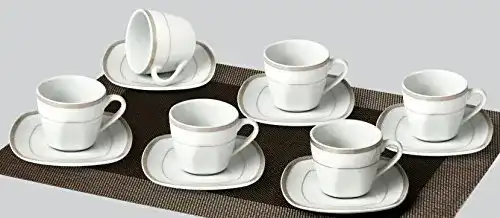 Kaffeeservice Topkapi 12-TLG Tassen-Set Espresso Mokka Elizabeth