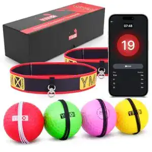 Reflexball Boxen YMX BOXING Reflexball – 4 Bälle + 2 Stirnbänder