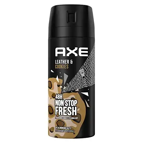 Axe-Deo Axe Deodorant/Bodyspray, Collision Leather & Cookies