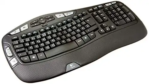 Ergonomische Tastatur Logitech K350 Ergonomisch Kabellos