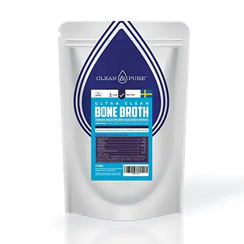 Knochenbrühe Lean Caffeine Clean and Pure Protein Pulver 400g