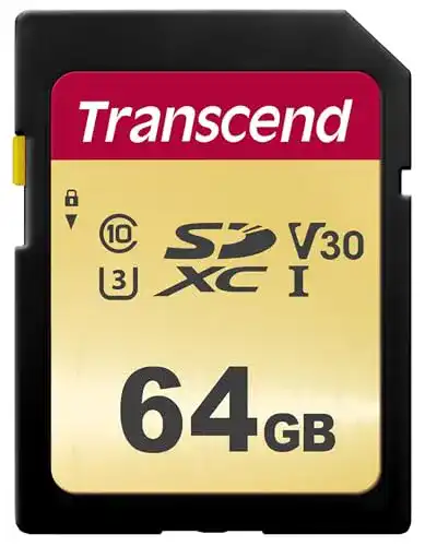 Die beste SD-Karte Transcend 64GB SDXC/SDHC 500S Speicherkarte 2026 Test Bestseller SD-Karte Transcend 64GB SDXC/SDHC 500S Speicherkarte