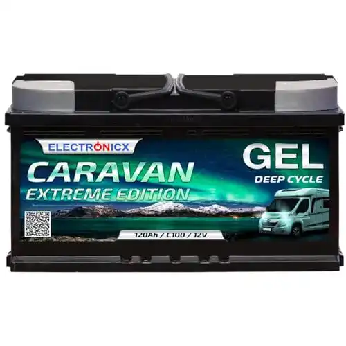 Versorgungsbatterie Electronicx Gel Batterie 12V 120Ah Caravan