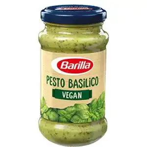 Barilla-Pesto Barilla grünes Pesto Basilico vegan 8x195g