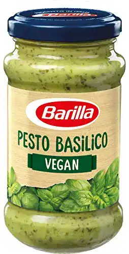 Barilla-Pesto Barilla grünes Pesto Basilico vegan 8x195g