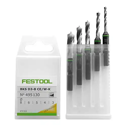 Forstnerbohrer Festool 495130 Bohrerkassette, BKS D 3-8 CE/W-K