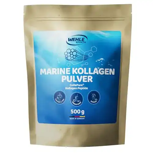 Die beste Marine-Collagen Wehle Sports Marine Kollagen Pulver 500g 2026 Test Bestseller Marine-Collagen Wehle Sports Marine Kollagen Pulver 500g