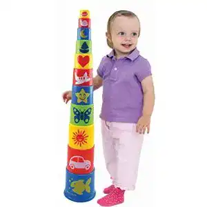 Stapelbecher GOWI 453-12 Pyramide Standard, 11teilig, ungestapelt
