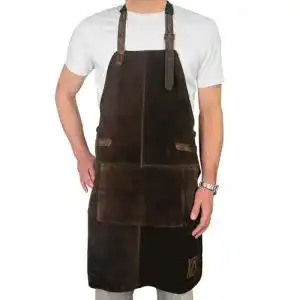 Grillschürze Leder REDSALT ® aus 100% Büffel Wild Leder