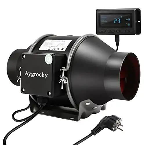 Badlüfter mit Feuchtigkeitssensor Aygrochy 100mm Intelligent