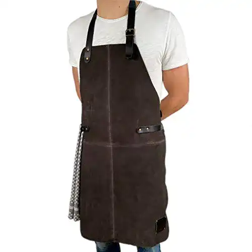 Lederschürze REDSALT ® Premium 100% Büffel Wild Leder