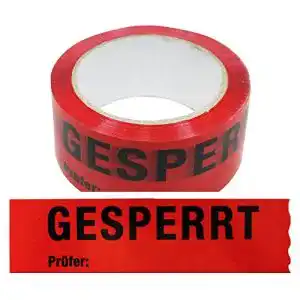 Klebeband gesperrt OLShop AG 1 Rolle , Prüfer: 50 mm x 66 lfm