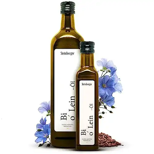 Leinöl Steinberger Bio kalt gepresst 100% rein 750 ml