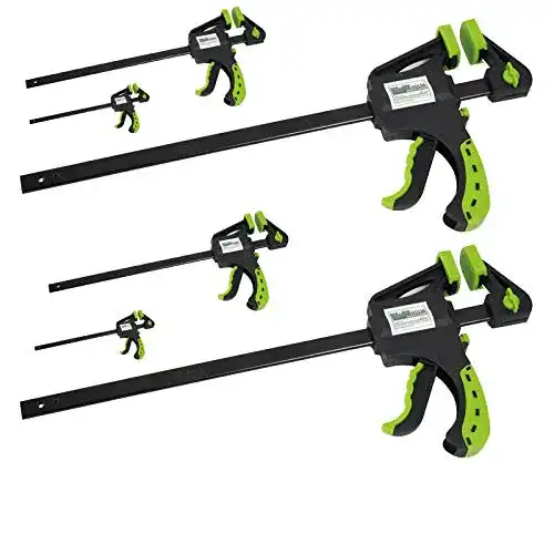 Die beste Schraubzwingen-Set TRUTZHOLM ® 6x Einhandzwinge 2026 Test Bestseller Schraubzwingen-Set TRUTZHOLM ® 6x Einhandzwinge