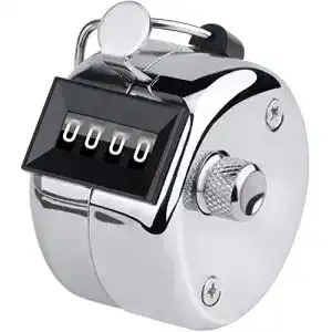 Golf-Schlagzähler LUPO Handzähler Mechanischer 4 Stellige Palme Manuelle Klicker Golf Schlagzähler