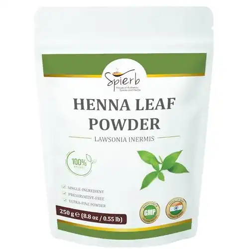 Henna-Pulver Spierb Henna Pulver 250gm Kräuter Hennablatt Pulver