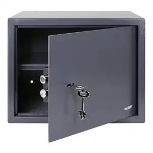 Möbeltresor mit Schlüssel HMF 49203-11 Doppelbartschloss
