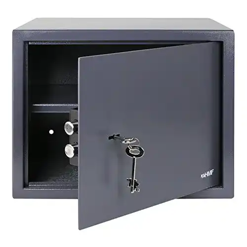 Möbeltresor mit Schlüssel HMF 49203-11 Doppelbartschloss