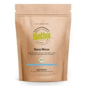 Nanaminze Biotiva Nana Minze Bio 100g, arabische Minze