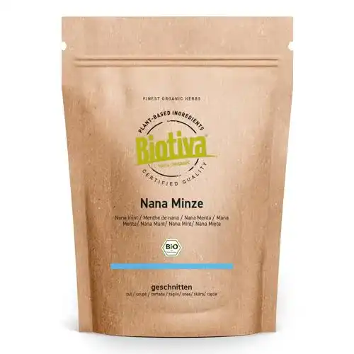 Die beste Nanaminze Biotiva Nana Minze Bio 100g, arabische Minze 2026 Test Bestseller Nanaminze Biotiva Nana Minze Bio 100g, arabische Minze