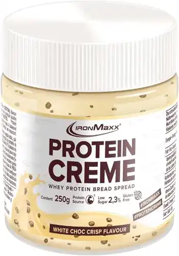 Protein-Creme IronMaxx, Weiße Schokolade Crisp, 250 g