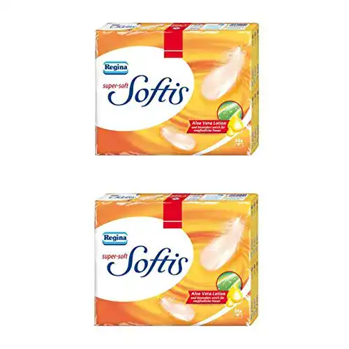 Taschentücher Softis Regina super-soft mit Aloe Vera Lotion, 4-lagig