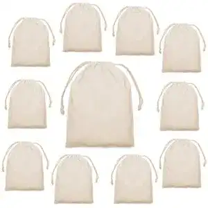 Gemüsebeutel ELES VIDA 25 x 30 Stoffbeutel Baumwolle 10 Stück