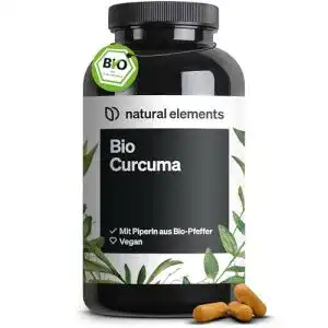 Bio-Kurkuma-Kapseln natural elements Bio Curcuma 240 Kapseln
