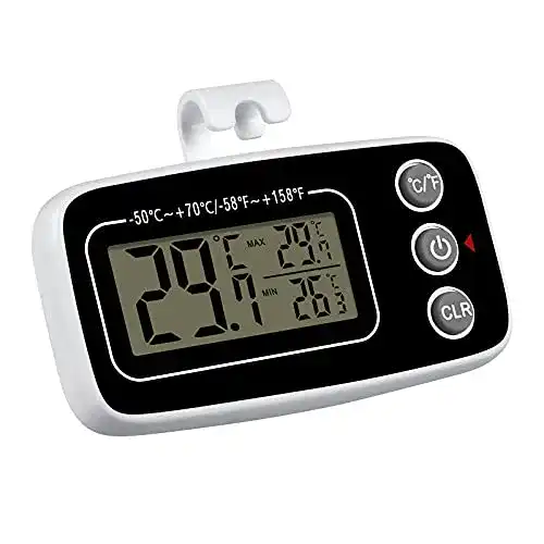 Min-Max-Thermometer Vicloon Kühlschrank Thermometer, Digital