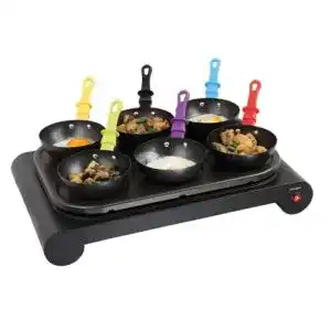 Elektro-Wok DomoClip DOM200 Crepes Maker Set 6 Mini Crepe