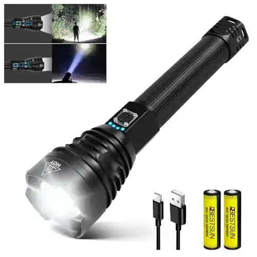 Taschenlampe 10.000 Lumen LUXNOVAQ 23000 High Lumen